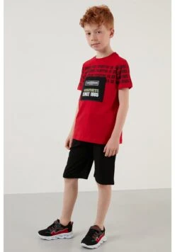 LELA Regular Fit Shorts And T-Shirt - Shorts - Red -Kinder Verkoop 027cd475dcbf4c36b956256670906ecd