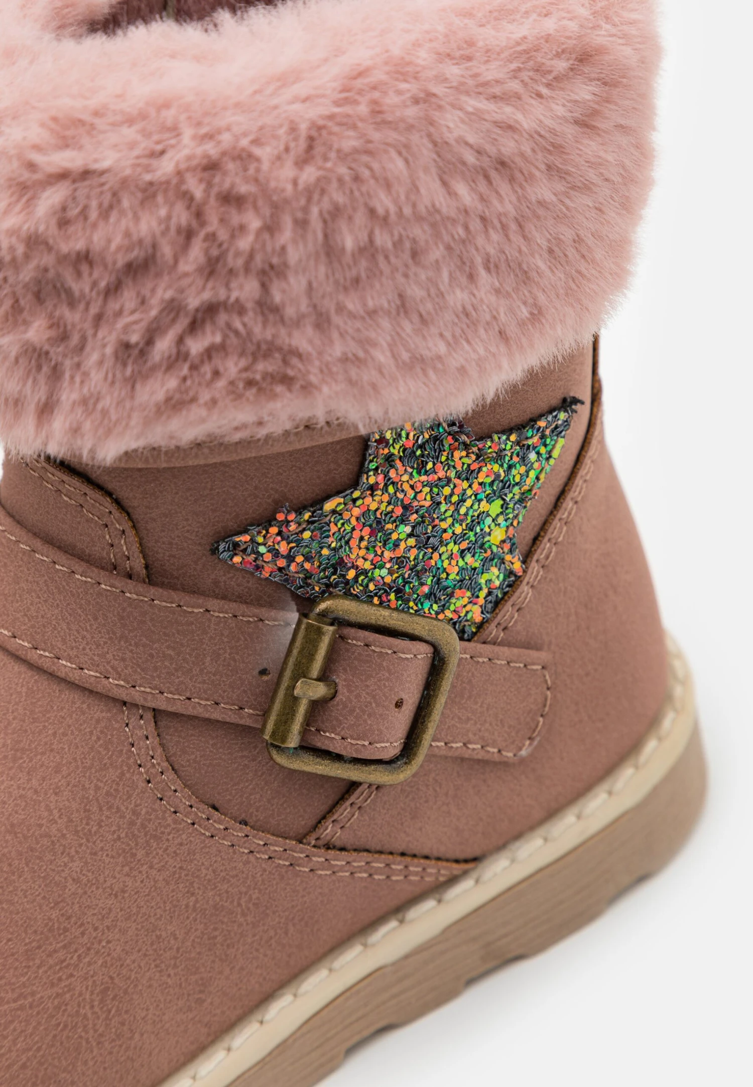 Friboo Korte Laarzen - Mauve 8 Friboo Korte Laarzen - Mauve - Afbeelding 6