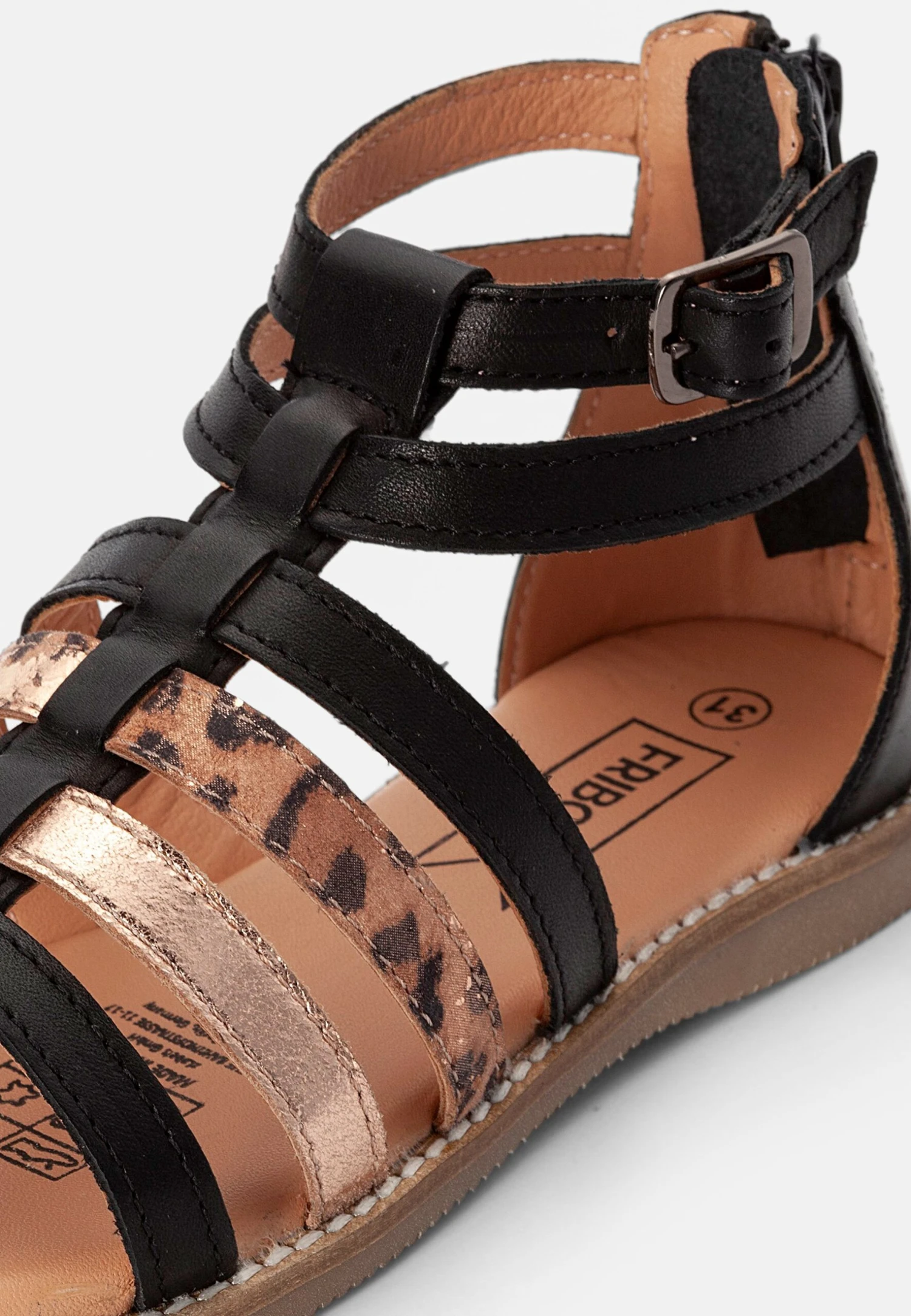 Friboo Leather - Sandalen - Black 8 Friboo Leather - Sandalen - Black - Afbeelding 6