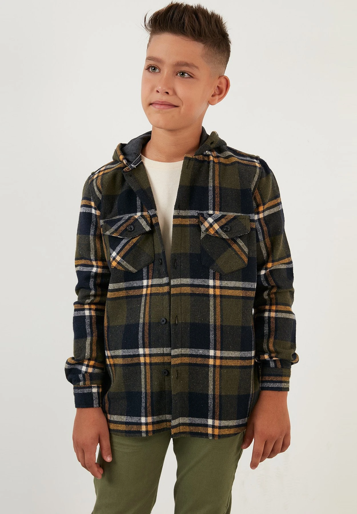 LELA Regular Fit - Overhemd - Khaki 7 LELA Regular Fit - Overhemd - Khaki - Afbeelding 5