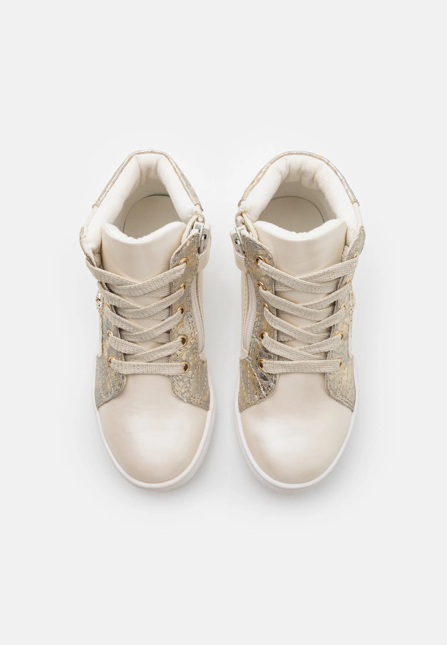 Friboo Sneakers Hoog - Off-White 6 Friboo Sneakers Hoog - Off-White - Afbeelding 4