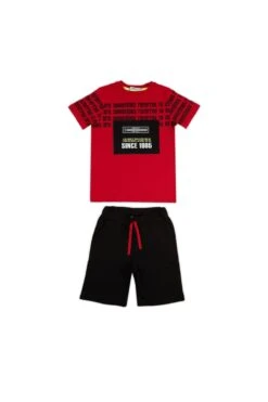 LELA Regular Fit Shorts And T-Shirt - Shorts - Red -Kinder Verkoop af060e774c74403e84f15e0518b97f3e
