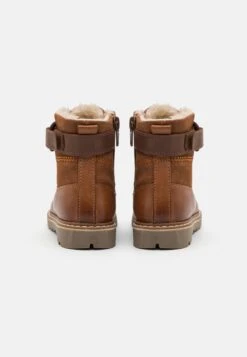 Friboo Leather - Veterboots - Cognac -Kinder Verkoop be4e953f8e0b4cd898475327e47279c9