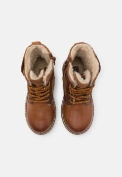 Friboo Leather - Veterboots - Cognac -Kinder Verkoop e0ce0bd581774dd48460ad06fe88c837